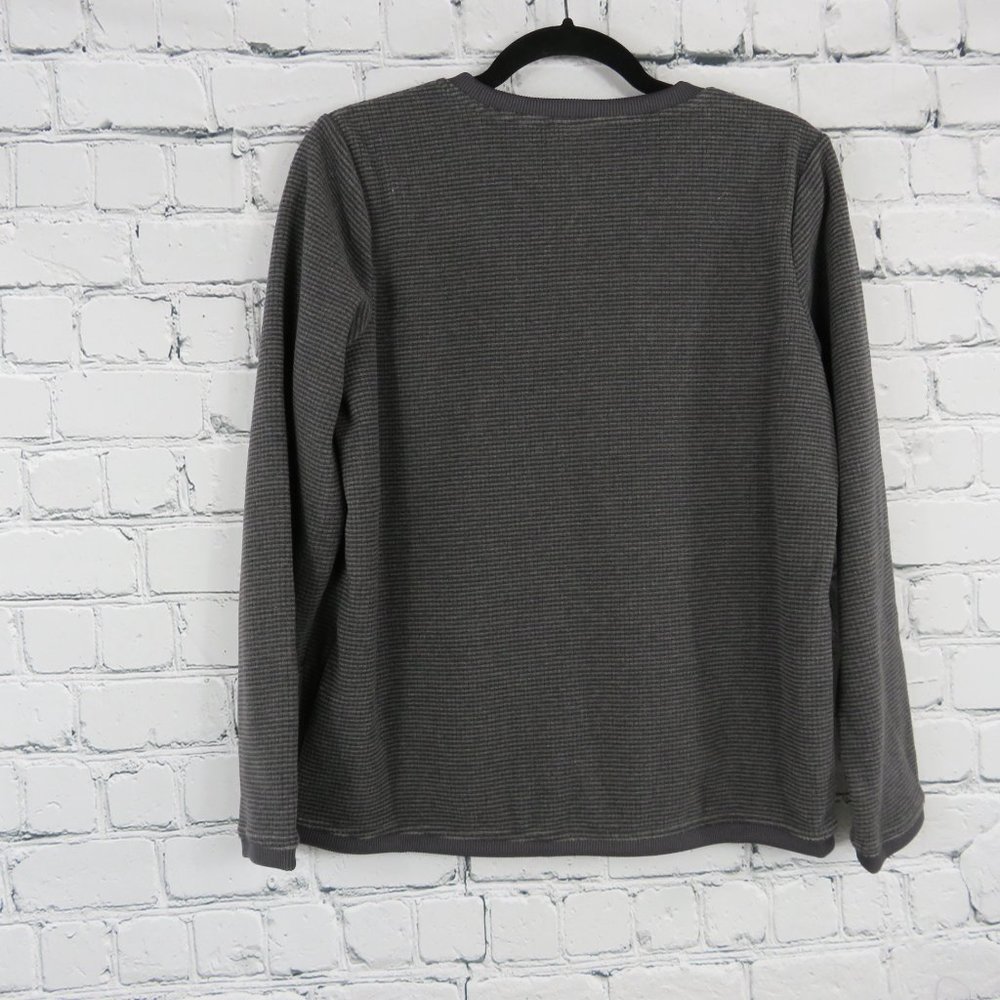 Women's Chenille Fleece Long Sleeve Sweatshirt - Picture 3 of 4